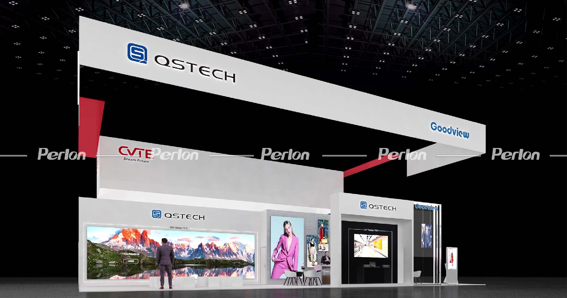 美國展會(huì)搭建現(xiàn)場(chǎng)圖